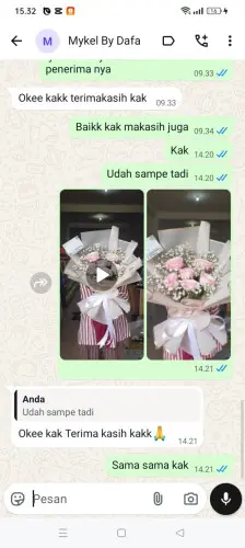 Testimonial Buket Bunga mamuju
