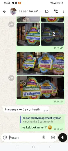 Testimonial Papan Bunga mamuju